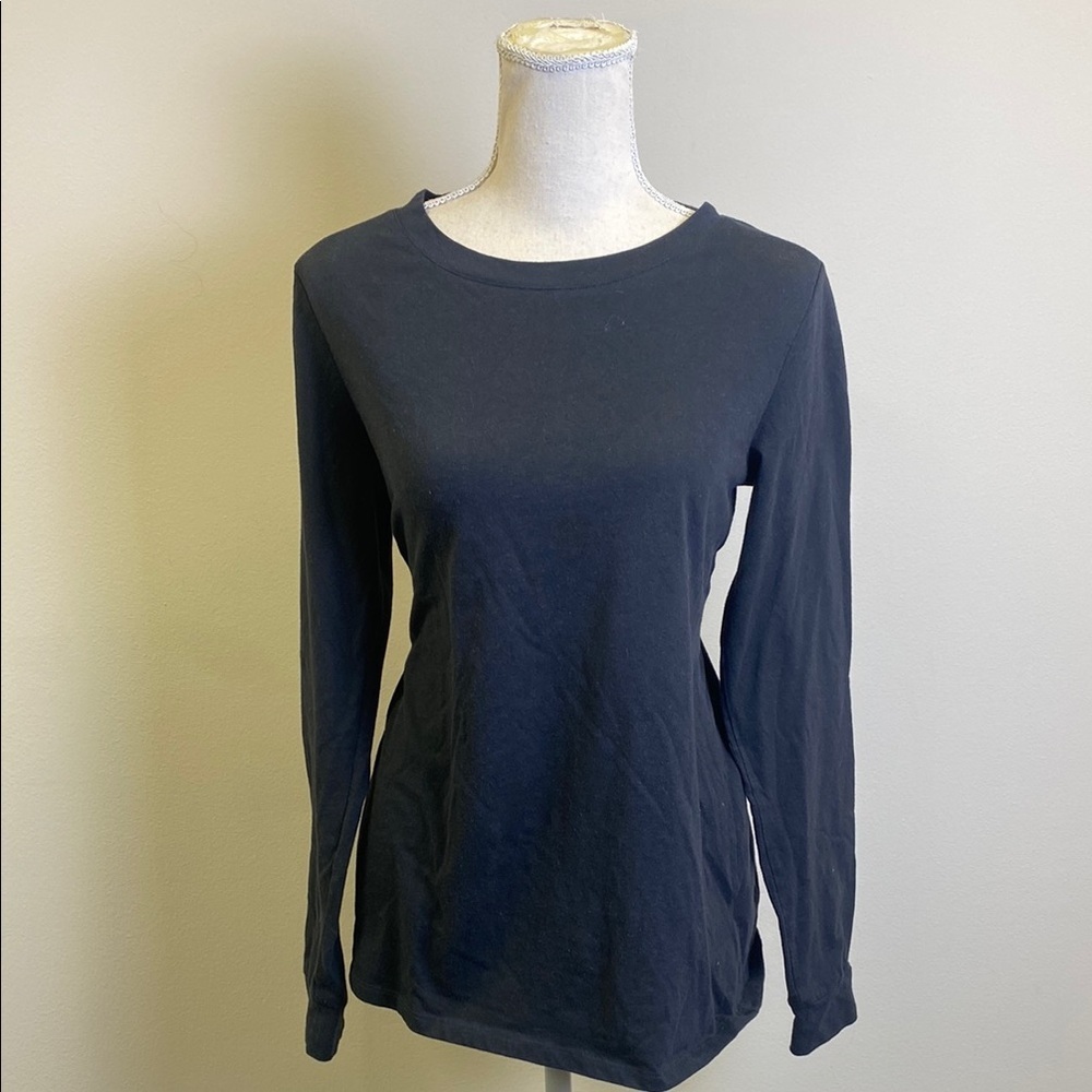 Sonoma Women’s Medium Classic Black Long Sleeve Top